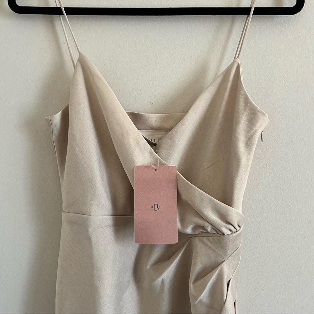 nwt: bhldn freya satin charmeuse dress - Picture 6 of 9